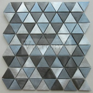 Foshan Victory Mosaic Triangle Metal Mosaic Mosaic Aluminium Mosaic