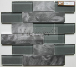 Interior Decoration White Wall Tile Subway Tiles Glass Mosaic American Style Dining Hall.