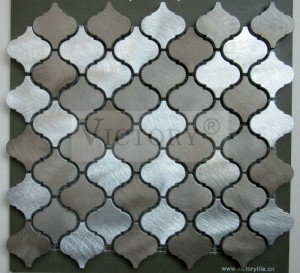 Metalowa mozaika latarnia mozaika aluminiowa mozaika dekoracyjna mozaika wzory mozaiki artystyczne płytki mozaiki rzemiosło