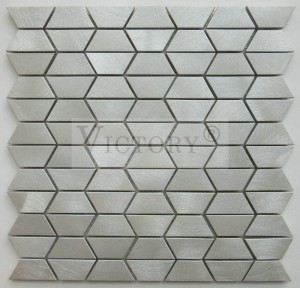 Кухня Wall Strip Backsplash Високоякісна алюмінієва суміш металевої мозаїки Красива алюмінієва мозаїчна плитка для декорування стін у домашній готельній квартирі