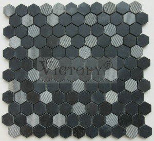 Χονδρικό εργοστασιακό εξάγωνο μωσαϊκό μαρμάρινο πλακάκι μωσαϊκού μαρμάρου Carrara/Ajax/Emperador/PerlinoBianco Εξάγωνο μαρμάρινο μωσαϊκό πλακιδίων για πιτσιλιές εξάγωνο μωσαϊκό πλακάκι Γυαλί και πέτρα μωσαϊκό Πλακάκι μωσαϊκό πέτρα μωσαϊκό μωσαϊκό πλάτης