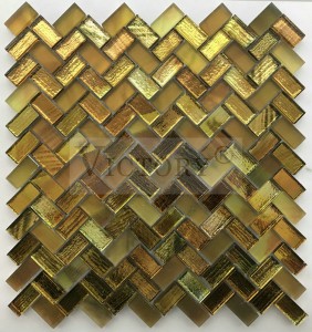 Herringbone Mosaic Tile inkjet Mosaic Mosaic Art Supply Mosaic Project පුරාණ ග්‍රීක Mosaic Glass Mosaic Wall Art