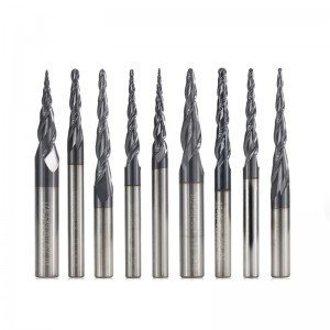 High Quality for China Solid Carbide Coated Cone CNC End Mill Engraving Bits for Wood