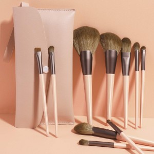 Makeup Brushes 10PCS Makeup Brush Set Premium Synthetic Kabuki Brush Cosmetics Foundation Concealers Powder Blush Blending Face Eye Shadows Pink Brush Sets