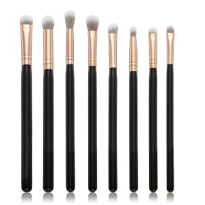 Wholesale Price Stippling Makeup Brush - Customized Animal hair makeup Eye brushes set Factory – MyColor