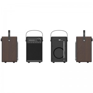 Mylinking™ პორტატული DRM/AM/FM რადიო Bluetooth USB/TF პლეერი