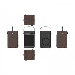 Mylinking™ Portable DRM/AM/FM Xov tooj cua Bluetooth USB/TF Player