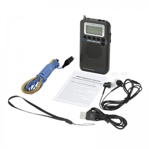 Mylinking™ პორტატული FM/AM/SW/CB/Air/VHF საავიაციო რადიო