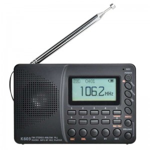 Портативний диктофон Mylinking™ AM/SW/FM Радіо Стереоплеєр BT/TF/USB