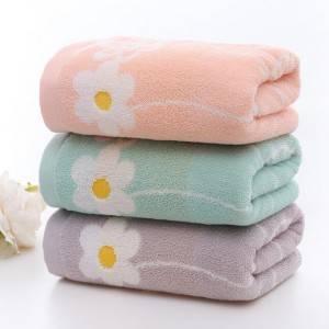 Home Textile Factory Wholesale High Quality Cheap 100% Cotton Jacquard Terry Face Towel