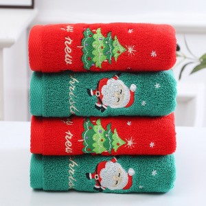 China Wholesale Queen Size Comforter Manufacturers - Christmas Gift 100% Cotton Hand Towel With Embroidery Logo Towel Set In Gift Box – Natural Wind