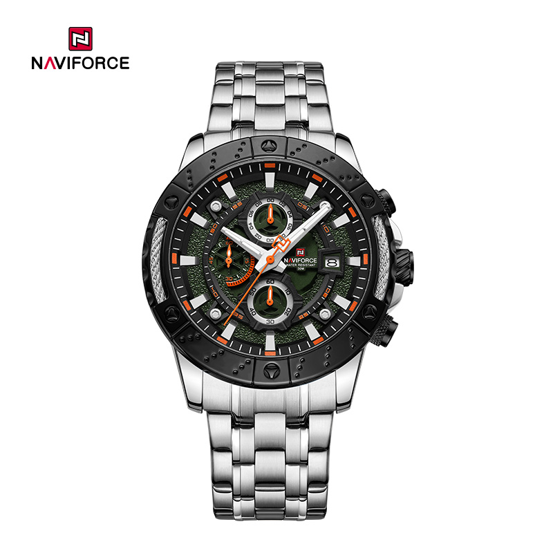 NAVIFORCE NF9227 Hollow Mechanical Style Men’s Watch Trendy Fashion Waterproof Sports Luminous Wristwatch Gift for Boyfriend