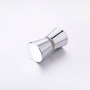 HS-050 zinc alloy solid bathroom conical back-to-back shower glass door handle pull knob