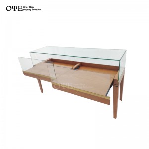 Wholesale Glass jewelry display counter tray Ma...