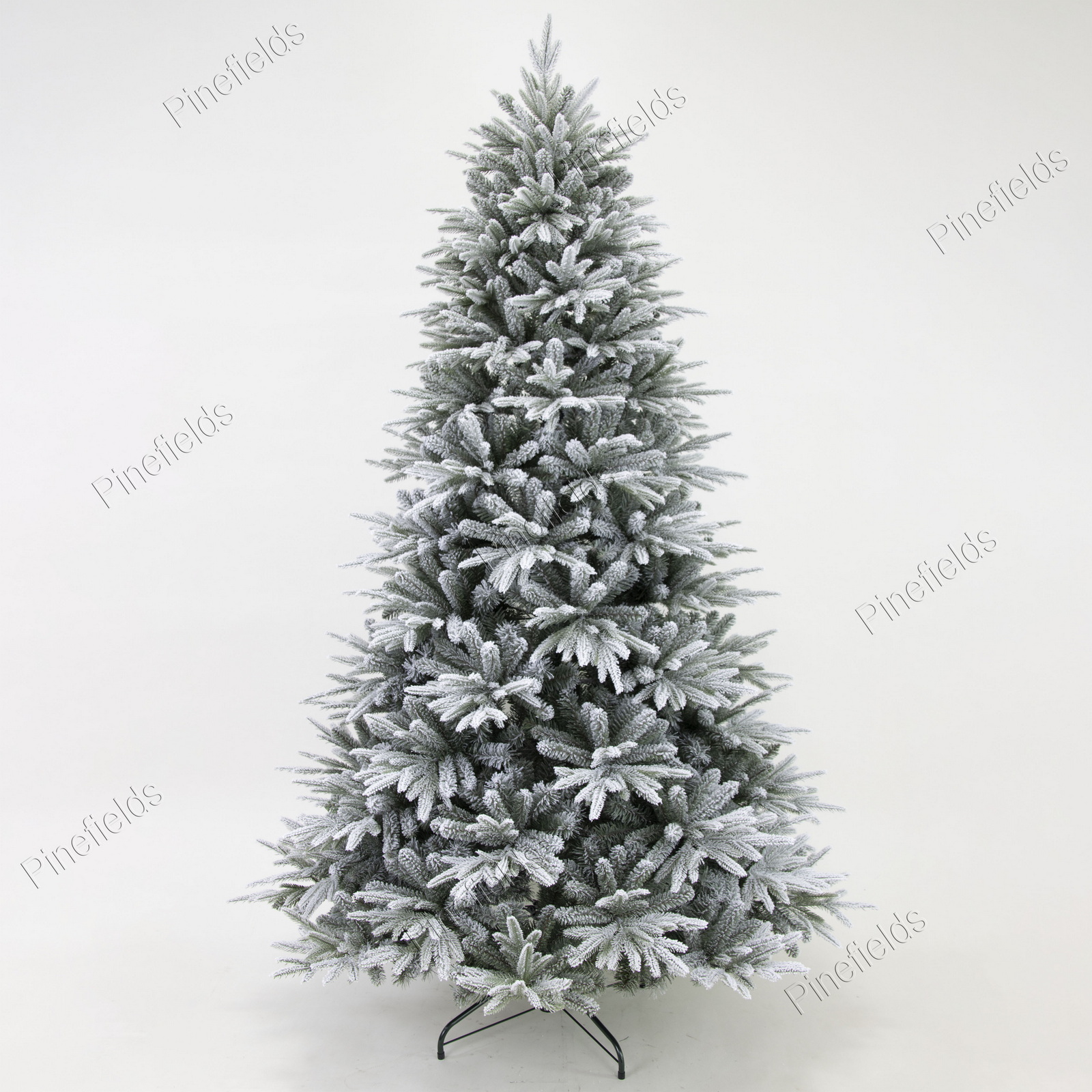 Artificial Christmas Tree, Flocking, 7ft Christmas Tree,  PE Mixed Tips,  Hinge,  Metal Base.#EPE-84J2744GMMZ