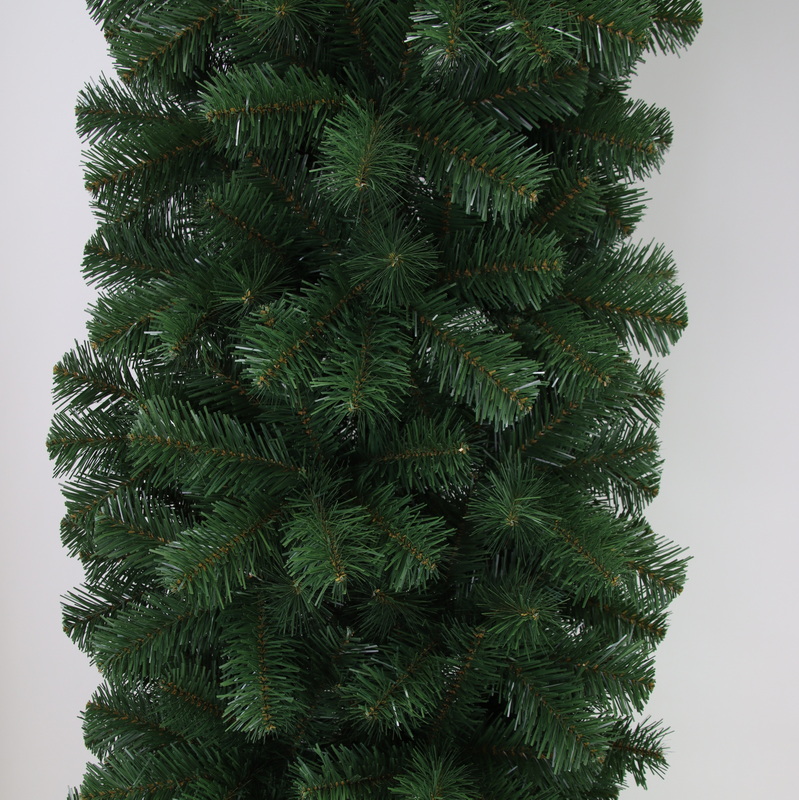 Artificial Christmas Arch, 2.4M Arch, PVC Tips, Wrapped,  Metal Base.#FPA-96B1768GM