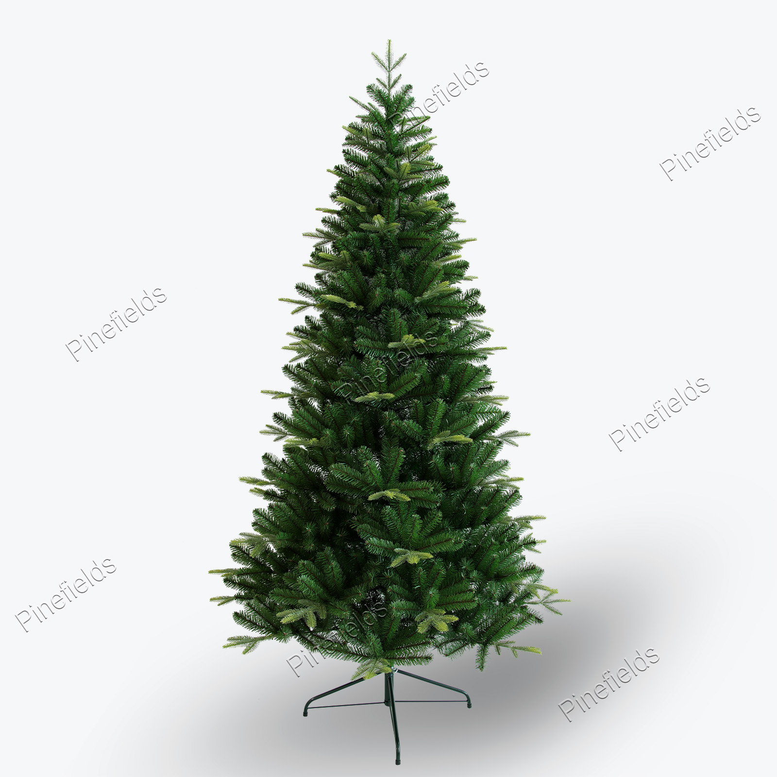 Artificial Christmas Tree, 7 ft Christmas Tree, PE Mixed Tips,  Hinge,  Metal Base.#HHPE-84J1231GM
