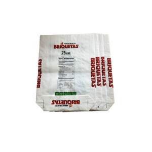 Дөге ашламасы кукуруз фасылы өчен BOPP ламинатланган пластик тукылган пакет PP сумкалары