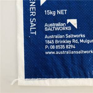 L-15KG White Practical Polypropylene PP Circular Woven Bags for Grain Wheat Salt