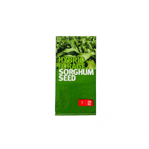 L-20KG Green colorful bopp poly bag for hybrid forage Sorghum seed,agricultral seeds