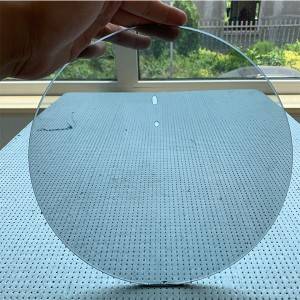 clear round tempered step front glass light cover; tinted float glass