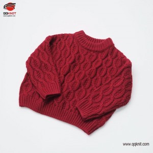 Handmade baby sweaters wool kids knitted pullover for sale|QQKNIT