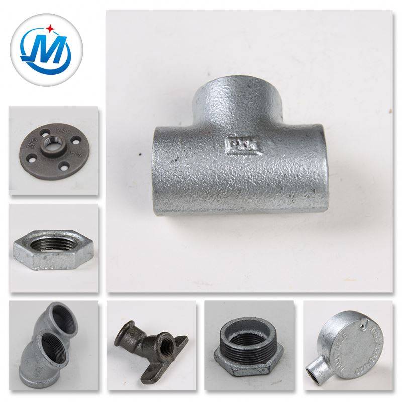 Free sample for Metal Fittings -
 BSPT Thread Plumbing Gi Hot Dipped Galvanized Pipe Fittings – Jinmai Casting