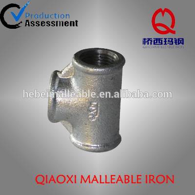 class 150 and 300 No. 130 tee malleable cast iron pipe fitting