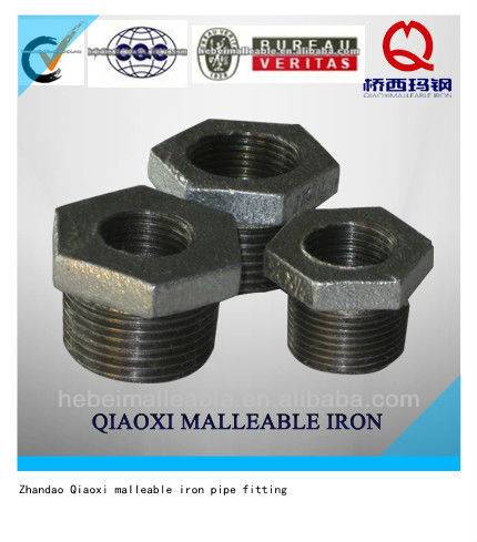 Reliable Supplier Hebei Nipple Malleable Iron Pipe Fittings -
 water faucet fitting reducing hexagon bushes fitting – Jinmai Casting