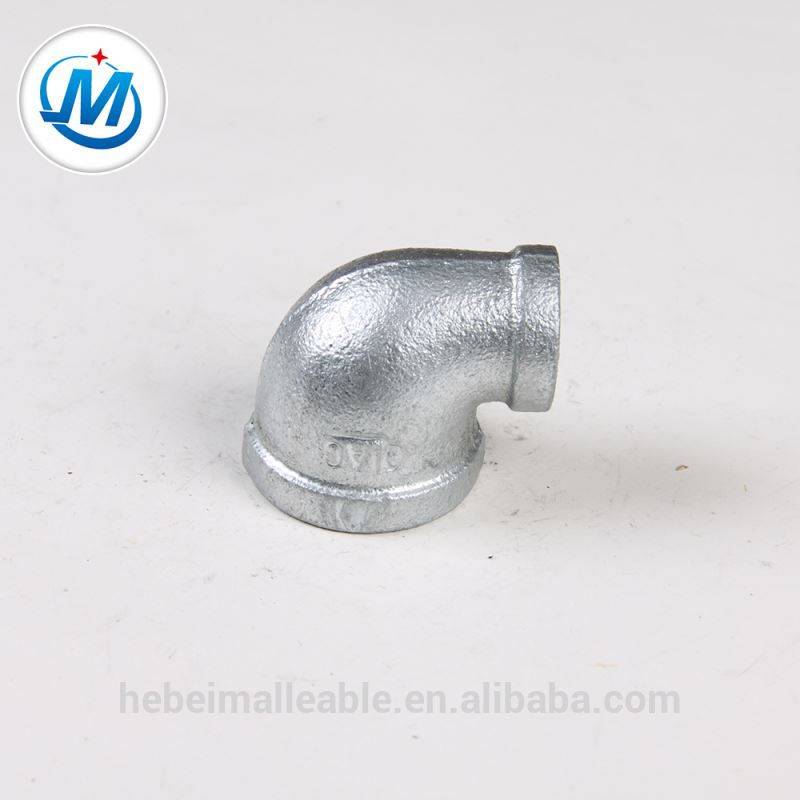 Low MOQ for Socket Threaded Npt Round Head Plug -
 galvanized malleable iron pipe fitting casting reducer elbow – Jinmai Casting