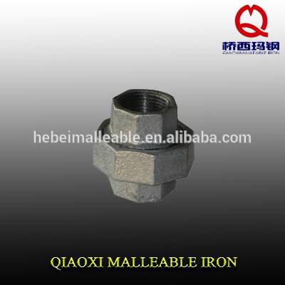 npt 150lbs 300lbs malleable iron pipe fittings concial joint iron to iron Union