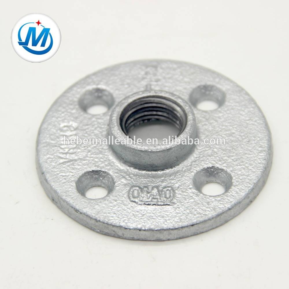 Europe style for Hard Pipe Fitting -
 QIAO brand galvanized malleable cast iron flange – Jinmai Casting