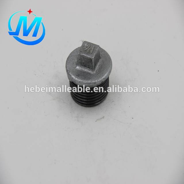 1-1/2" ANSI standard malleable iron pipe fitting cap