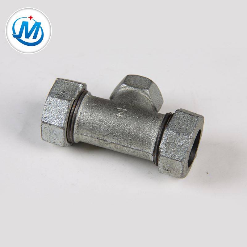 Sell to Africa Water Supply Iron Fitting Quick Connect Tube Connector Compression Tee