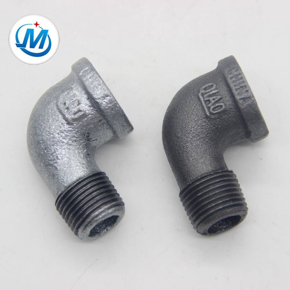 High reputation Malleable Iron Coupling Pipe Fittings -
 black and galvanized street elbow 90degree – Jinmai Casting