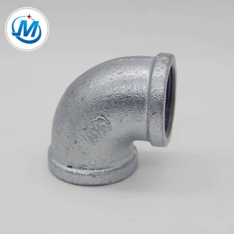 malleable iron pipe fitting banded elbow