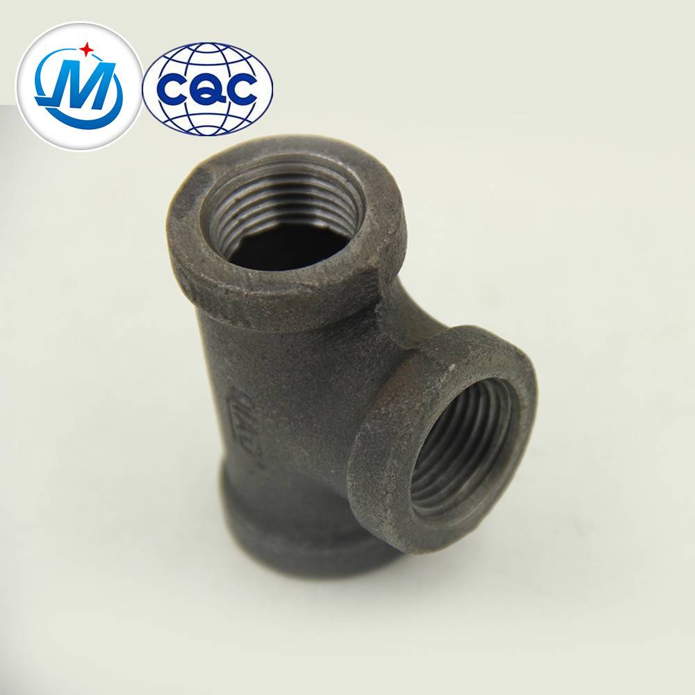 Furniture Grade casting Fittings tee pipe fitting for wholesales