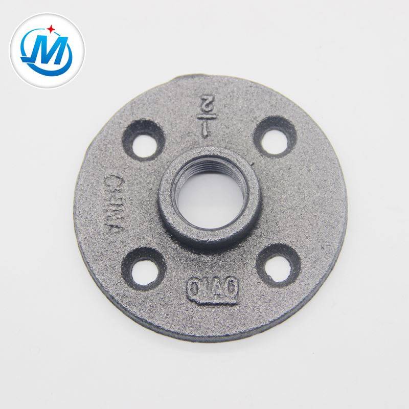 widely used malleable iron thread floor flange