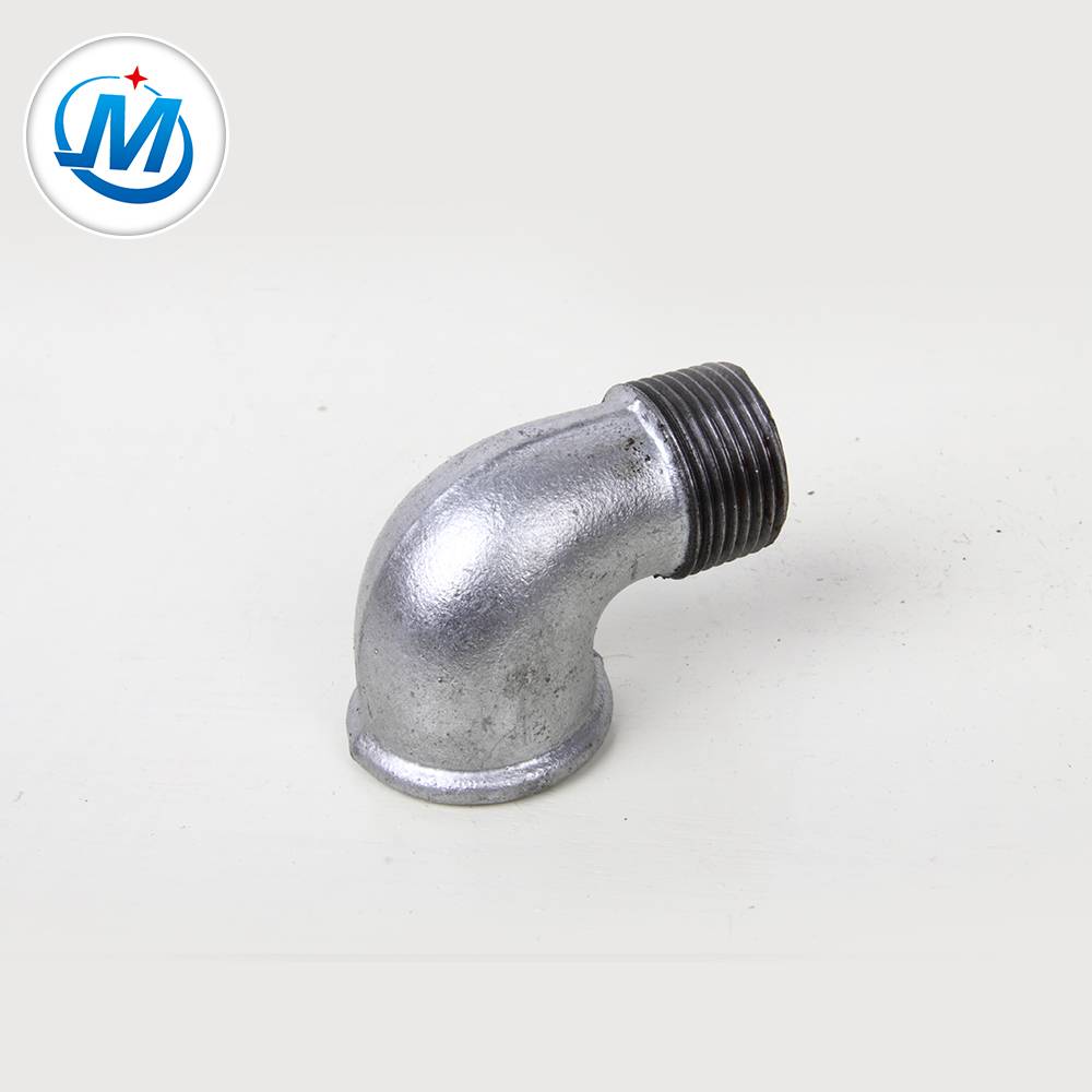Jinmai cast hot dipped galvanized iron pipe fitting street elbow