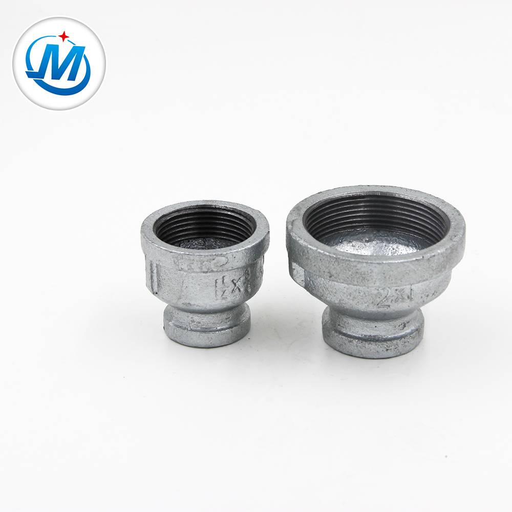 galvanized malleable iron pipe fitting beaded reducing sockets