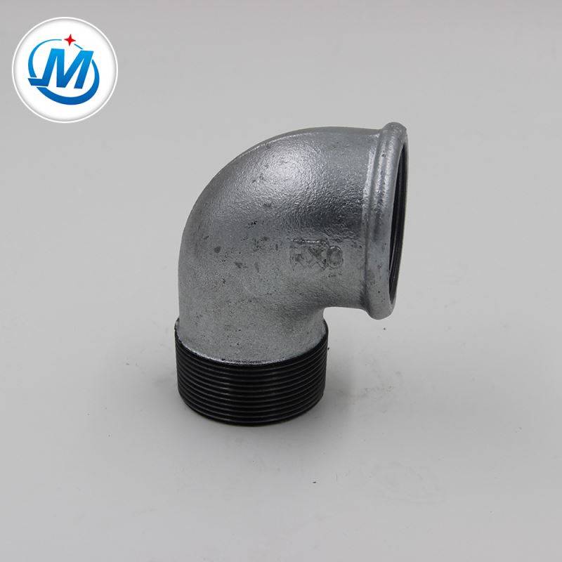 Factory wholesale Electrical Conduit Fittings Zinc Coupling -
 Excellent Quality Malleable Iron Pipe Fittings Female To Male 90 Degree Street Elbow – Jinmai Casting