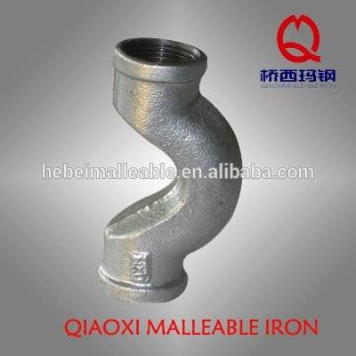 water faucet fitting crossover malleable iron pipe fitting
