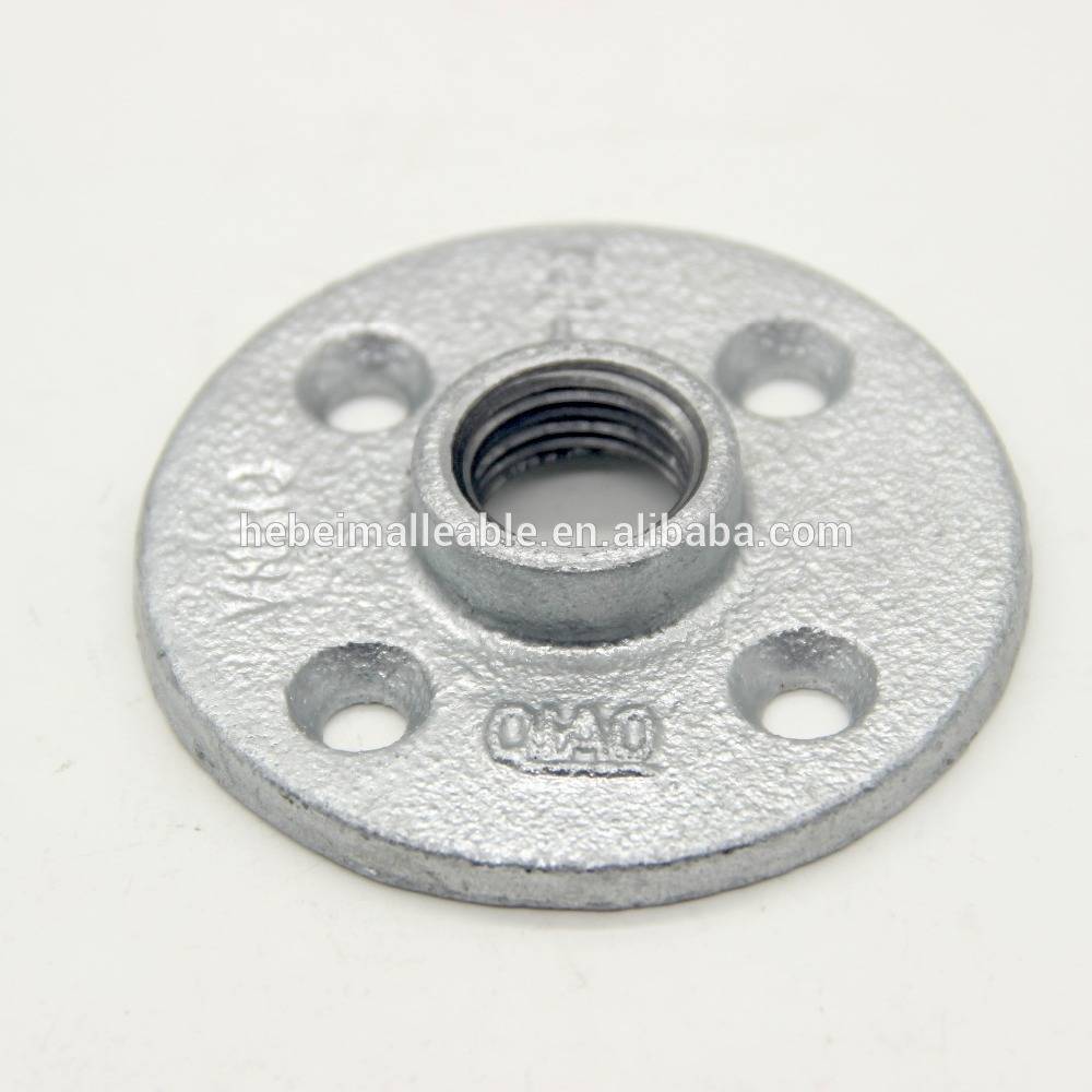BS standard malleable cast iron pipe fitting flange