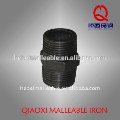 DIN Threads electrical galvanized malleable iron nipple metal pipe fitting