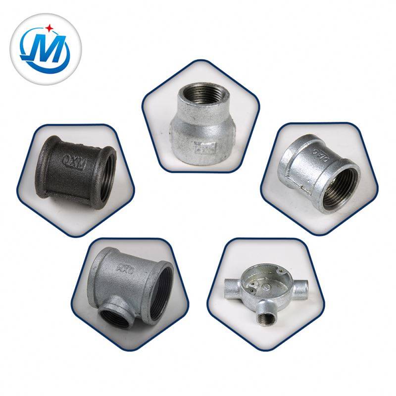 BS Thread Malleable Iron Gi Galvanized Pipe Fittings