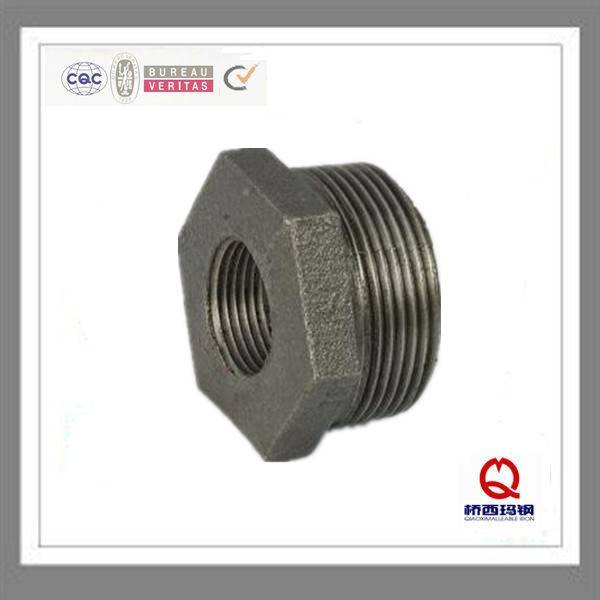 GALVANIZED MALLEABLE IRON PIPE FITTING REDUCING HEXAGON BUSHES