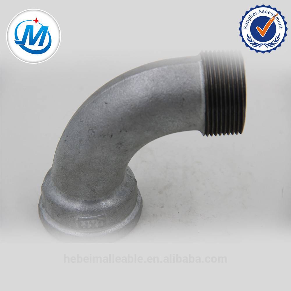 PriceList for Large Diameter Cap -
 BS beaded hot dipped galvanized short M&F 90 degree bend – Jinmai Casting