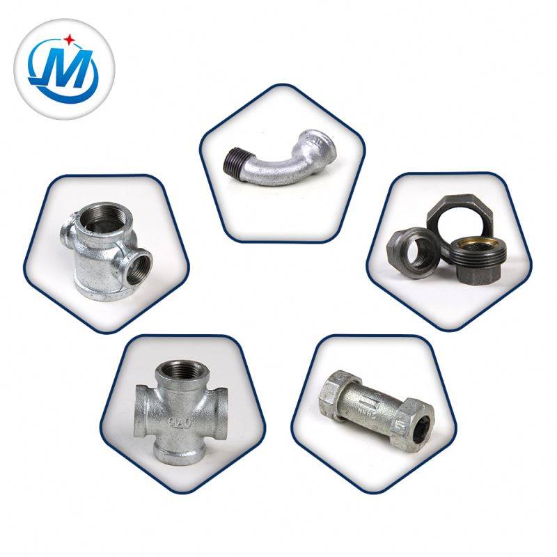 ISO 9001 Certification Quality Controling Strictly British Standard Malleable Iron Water Supply Pipe Fittings