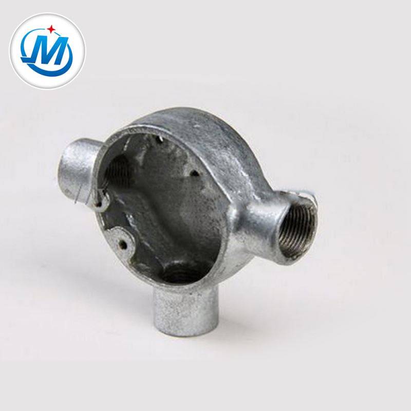 Passed ISO 9001 Test For Water Connect Malleable Iron Galvanized Metal Junction Box
