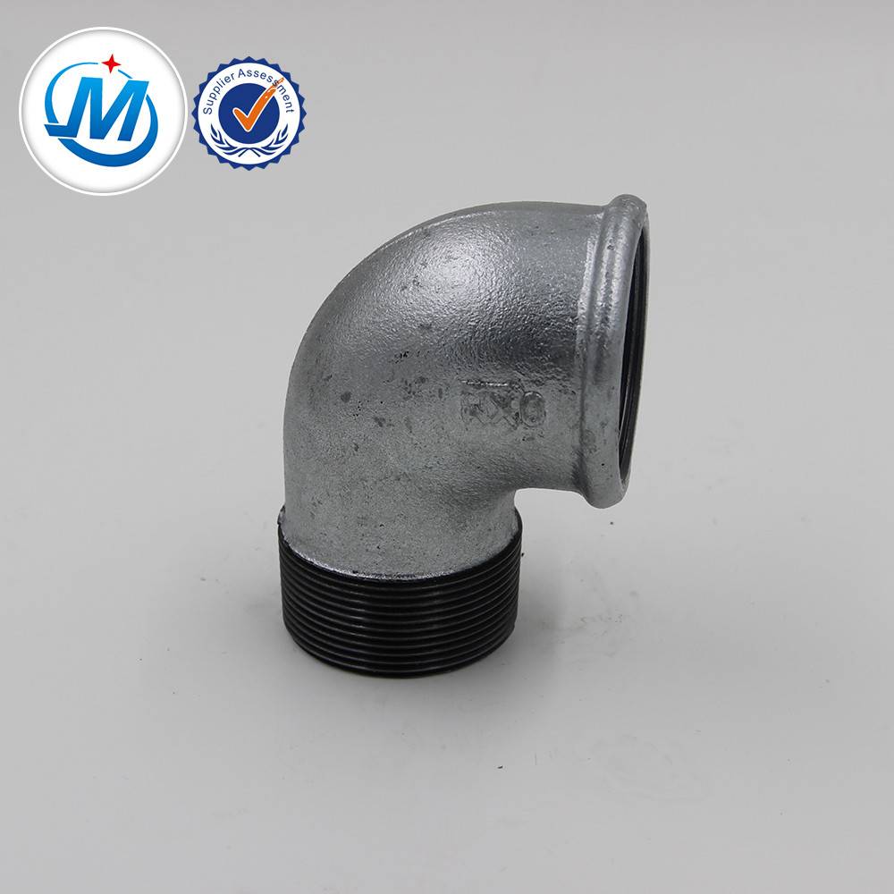 malleable iron pipe fitting street elbow 90 degree and the logo is QIAO or QXM